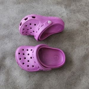Pink Baby Crocs
